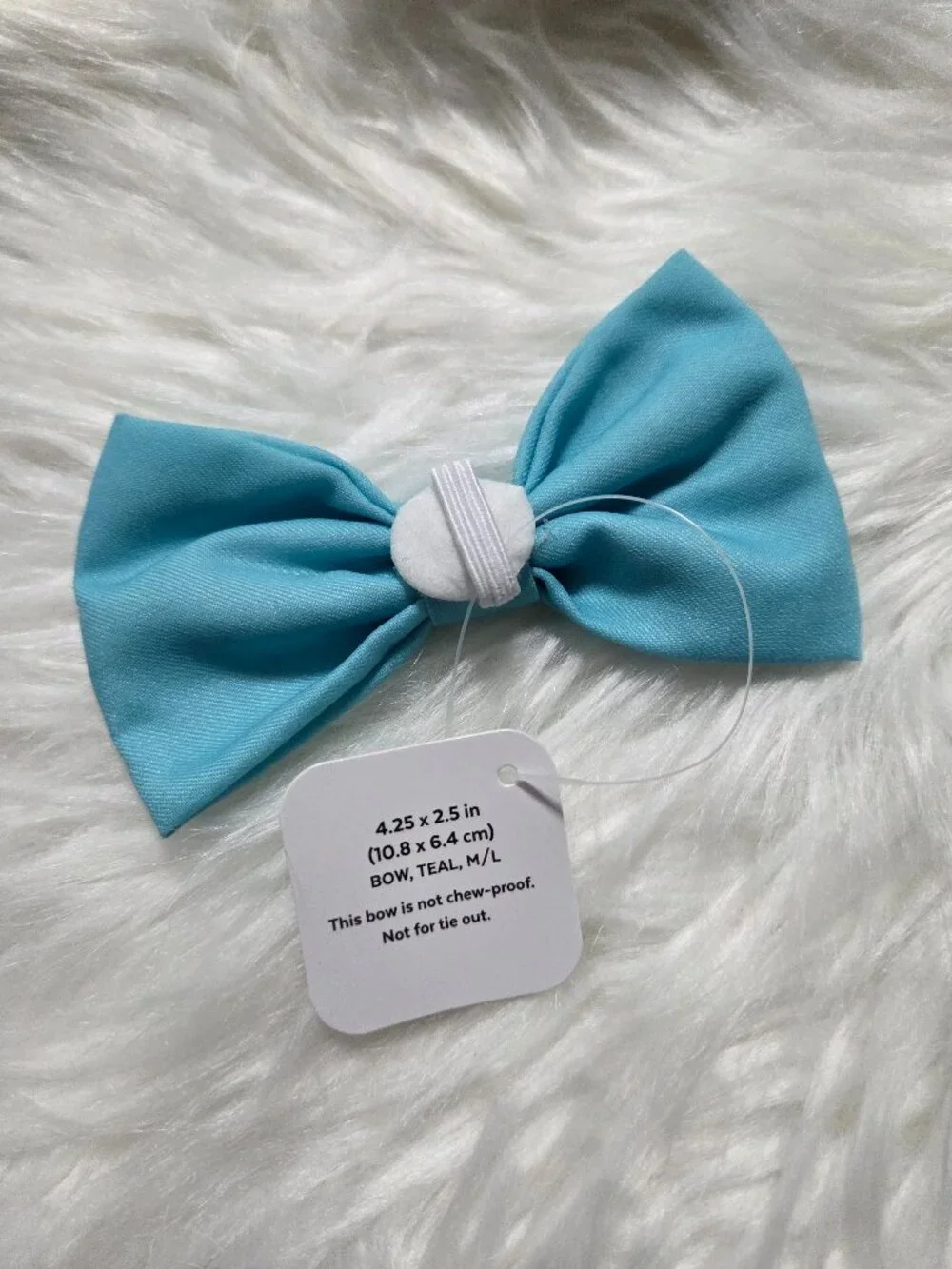 Frisco Light Blue Dog Collar Bow